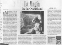 La magia de la oscuridad  [artículo] Jose Promis