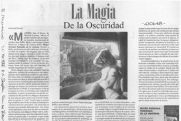 La magia de la oscuridad  [artículo] Jose Promis