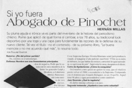Si fuera abogado de Pinochet  [artículo] Pauline Kantor