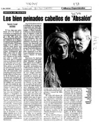 Los bien peinados cabellos de Absalón