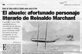 El abuelo, afortunado personaje literario de Reinaldo Marchant  [artículo] Melanie Jösch K.