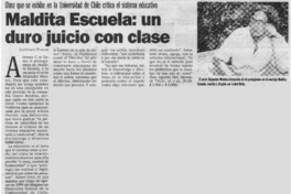 Maldita escuela, un duro juicio con clase