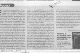 Política  [artículo] Cristián Garay Vera