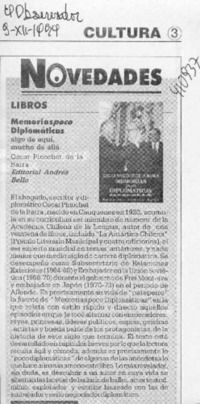 Memorias poco diplomáticas  [artículo]