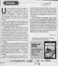 Juvenil  [artículo] Elena Vial