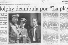 Rudolphy deambula por "La playa"