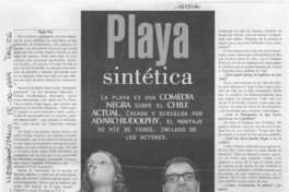 Playa sintética