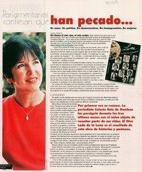 Parlamentarias confiesan que han pecado --