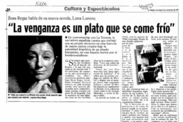 "La venganza es un plato que se come frío"  [artículo] Andrés Gómez B.