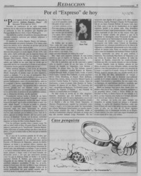 Por el "Expreso" de hoy