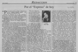 Por el "Expreso" de hoy