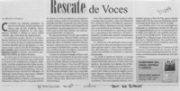 Rescate de voces