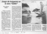 Juego de imágenes en la obra "Delfín"  [artículo] Francisca Palavecino