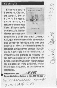 Ensayo  [artículo] Andrés Aguirre