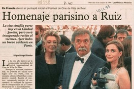 Homenaje parisino a Ruiz
