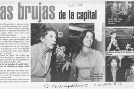 Las brujas de la capital  [artículo]
