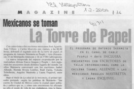 Mexicanos se toman la torre de papel  [artículo]