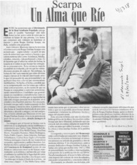 Un alma que ríe  [artículo] María Ester Martínez Sanz