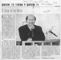 El show de los libros  [artículo] Larry Moe