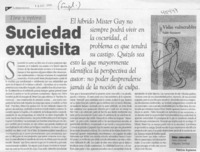 Suciedad exquisita  [artículo] Patricia Espinosa