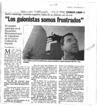 "Los guionistas somos frustrados"  [artículo] Renato Castelli