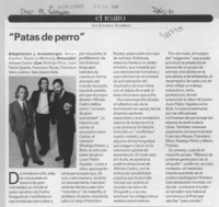 "Patas de perro"  [artículo] Eduardo Guerrero