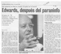 Edwards, después del paraninfo  [artículo] Gerardo Cañas
