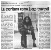 La escritura como juego travesti