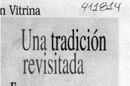 Una tradición revisitada  [artículo]