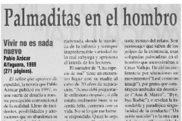 Palmaditas en el hombro