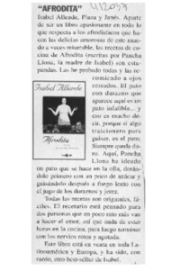 "Afrodita"  [artículo]