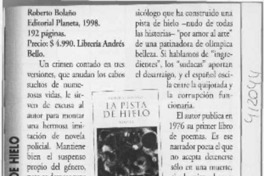 La pista de hielo  [artículo] Floridor Pérez