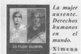 La Mujer ausente  [artículo]