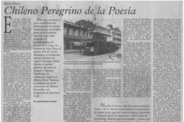 Chileno peregrino de la poesía