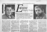 Entre tangos y teatro  [artículo]