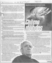 Chileno de otros mundos  [artículo] Francisco Ortega