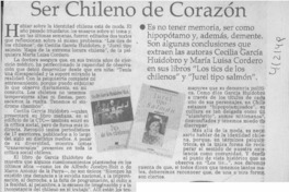 Ser chileno de corazón  [artículo]