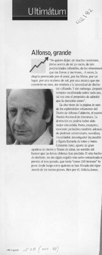 Alfonso, grande  [artículo]