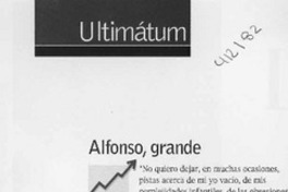 Alfonso, grande  [artículo]