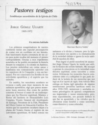 Pastores testigos  [artículo] Marciano Barrios Valdés