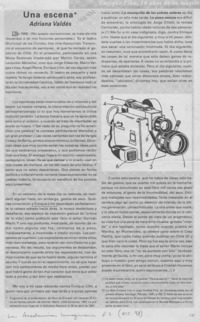 Una escena  [artículo] Adriana Valdés