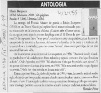 Antología  [artículo] Floridor Pérez