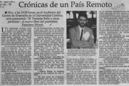 Crónicas de un país remoto (entrevista)