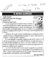 El mundo iluminado  [artículo] Rosa María Verdejo