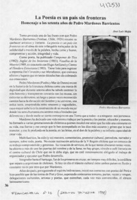 La poesía es un país sin fronteras