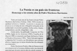 La poesía es un país sin fronteras
