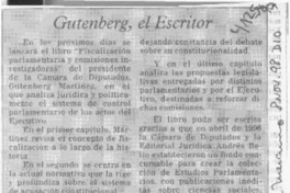 Gutenberg, el escritor  [artículo]