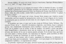 El Espejo del olvido  [artículo]