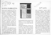 Nueva narrativa  [artículo]