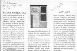 Nueva narrativa  [artículo]